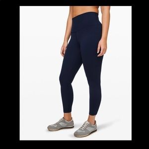 Lululemon High Rise Align Leggings 25” , Midnight Blue